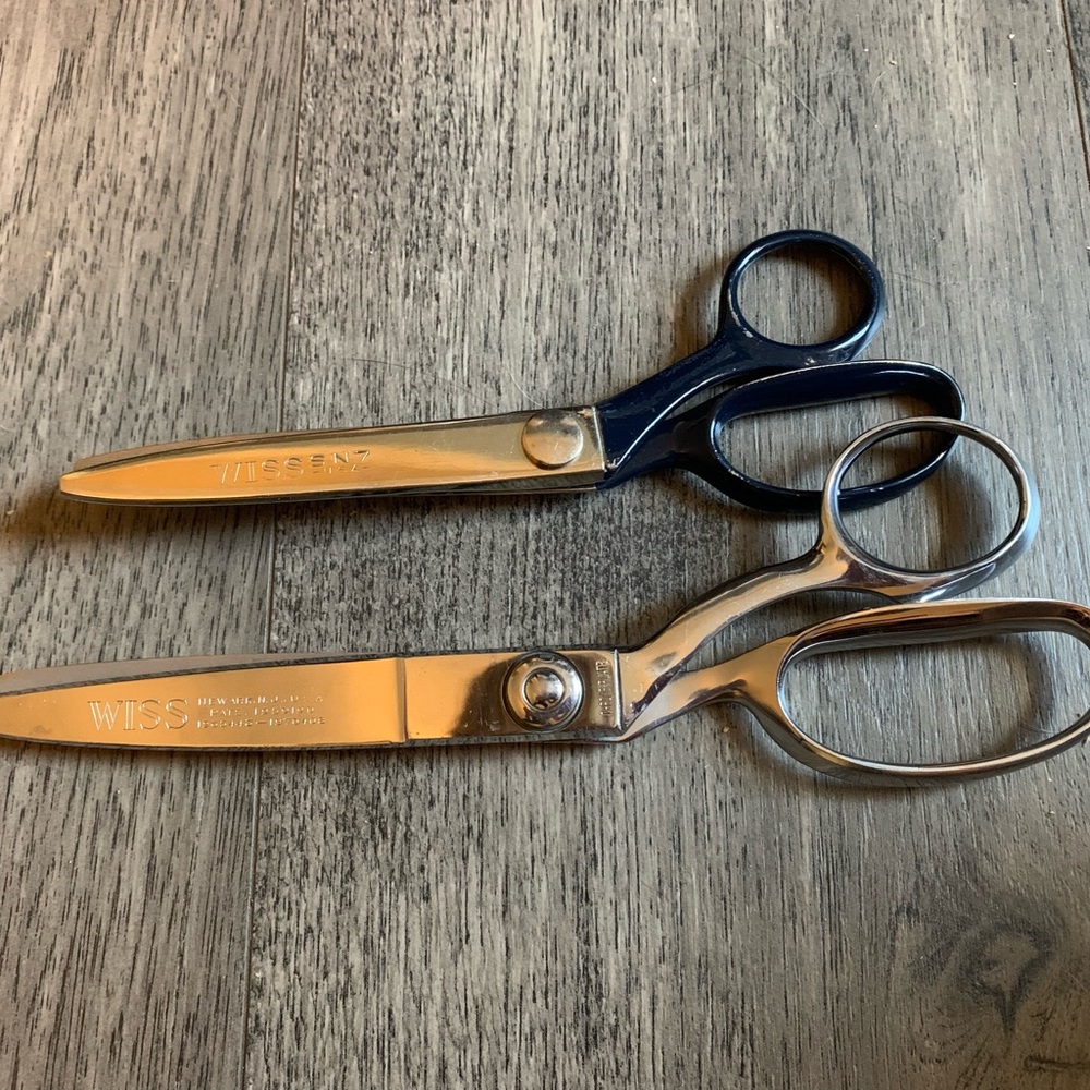 WISS Pinking Shears - 2 pairs: 9” and 7”
